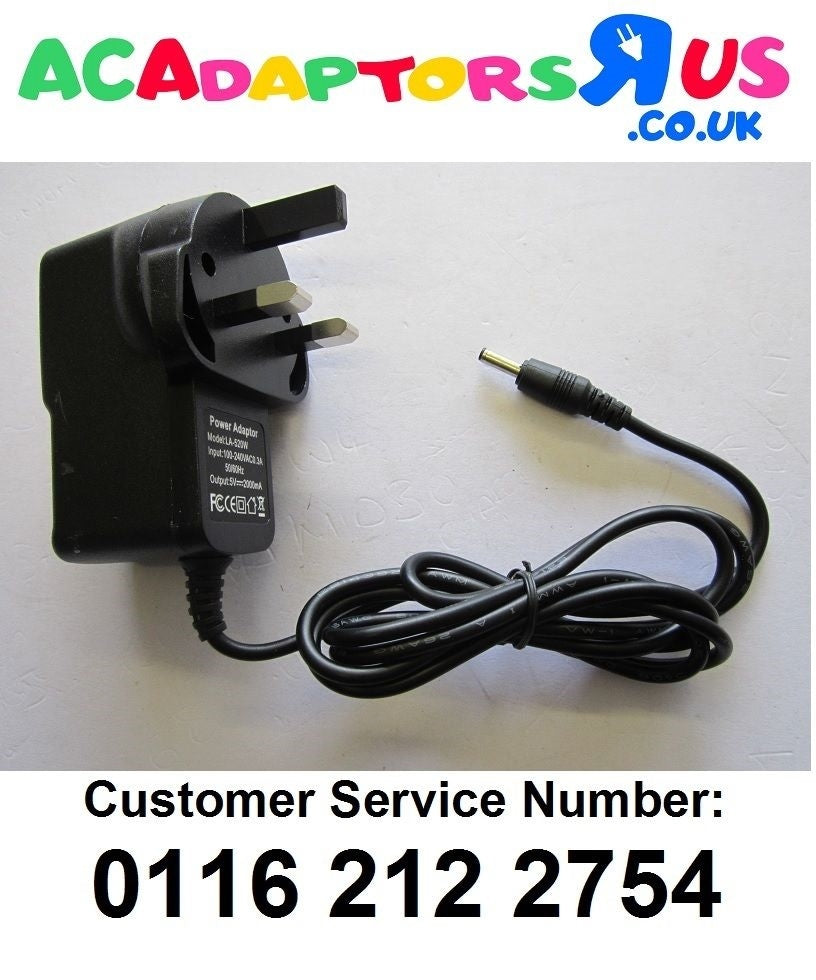 5V 2A Switching Adapter Charger for 7" Freelander Android 4.0 Cortex A5 Tablet