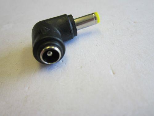 DC Push On Tip Female 5.5mmx2.1mm to Male 5.5mm x 1.75mm 5.5x1.75 90 Degree