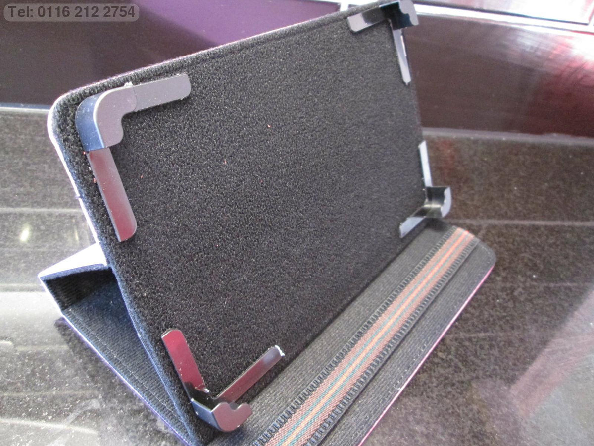 Purple 4 Corner Support Multi Angle Carry Case/Stand for Android Tablet PC