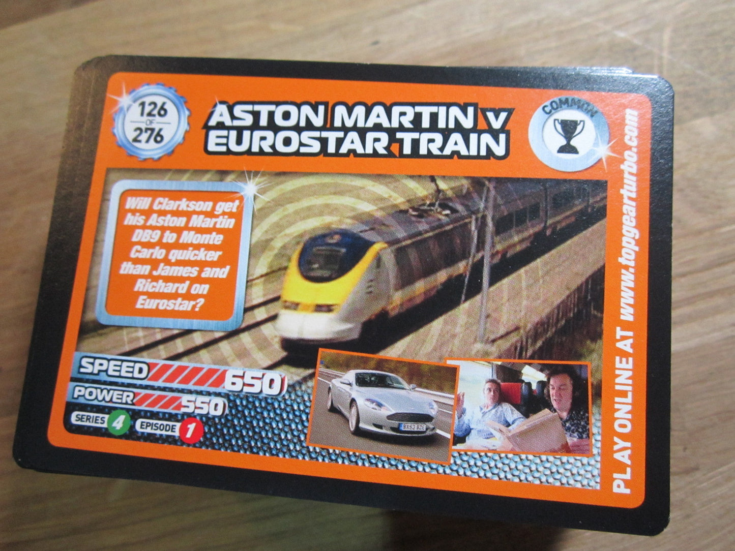 Random 50 Card Selection of Orange Common Top Gear Turbo Challenge 276 Set