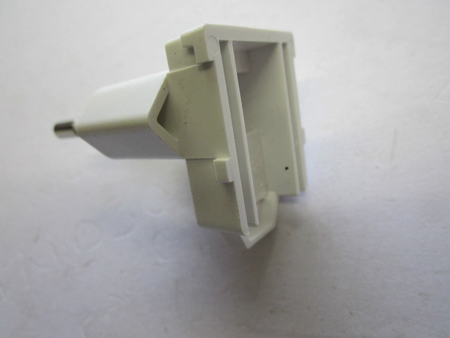 WHITE EU Slide Attachment Plug Piece for Asian Power Devices APD WA-36A12