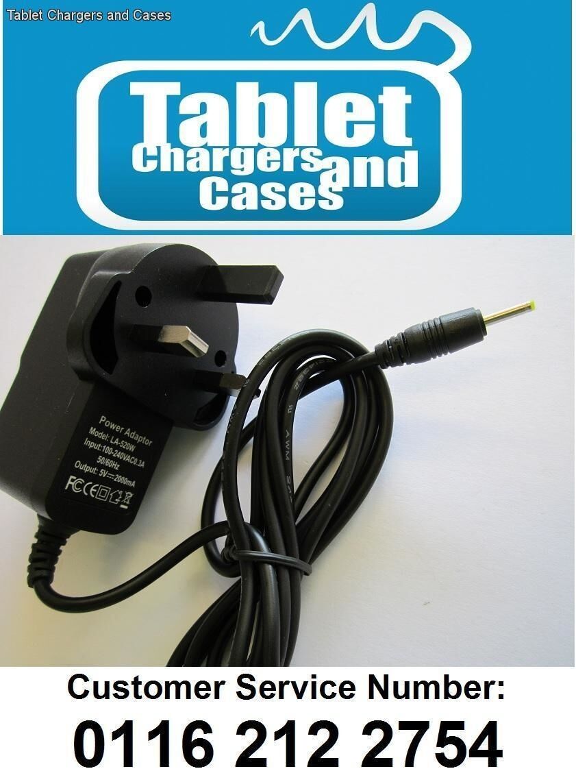 5V 2A DC Switching Adaptor for Go Clever 7" WiFi Tablet T76GPSTV DNS-0502000CW