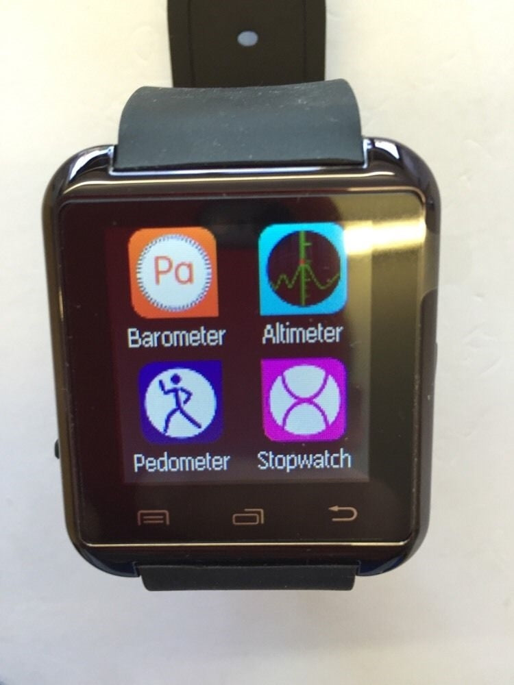 White Bluetooth Smart Watch For Android Smart Phone With Mic & Speaker