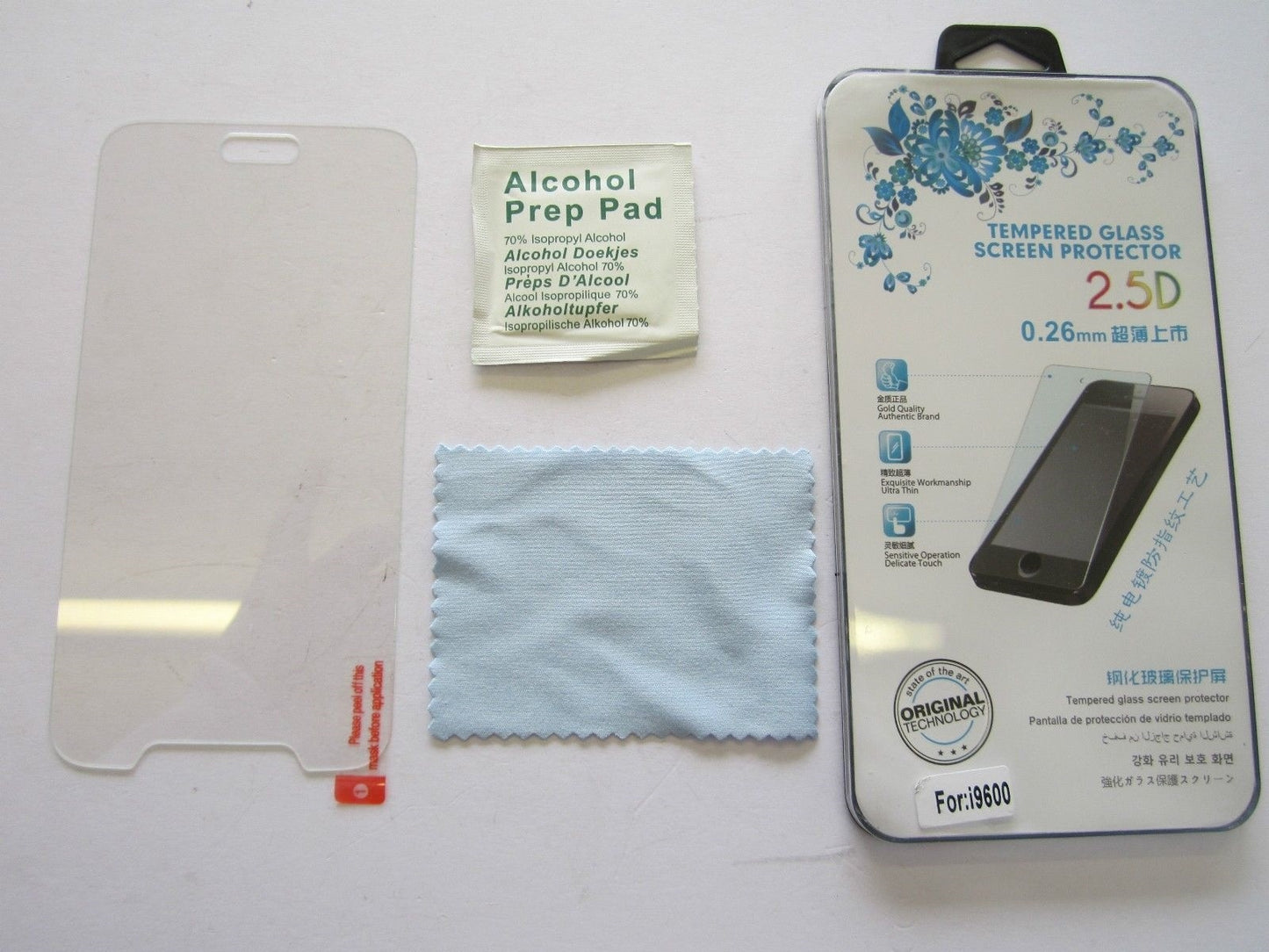 Top Quality 2.5D 0.26mm Tempered Glass Screen Protector for Samsung Galaxy S5