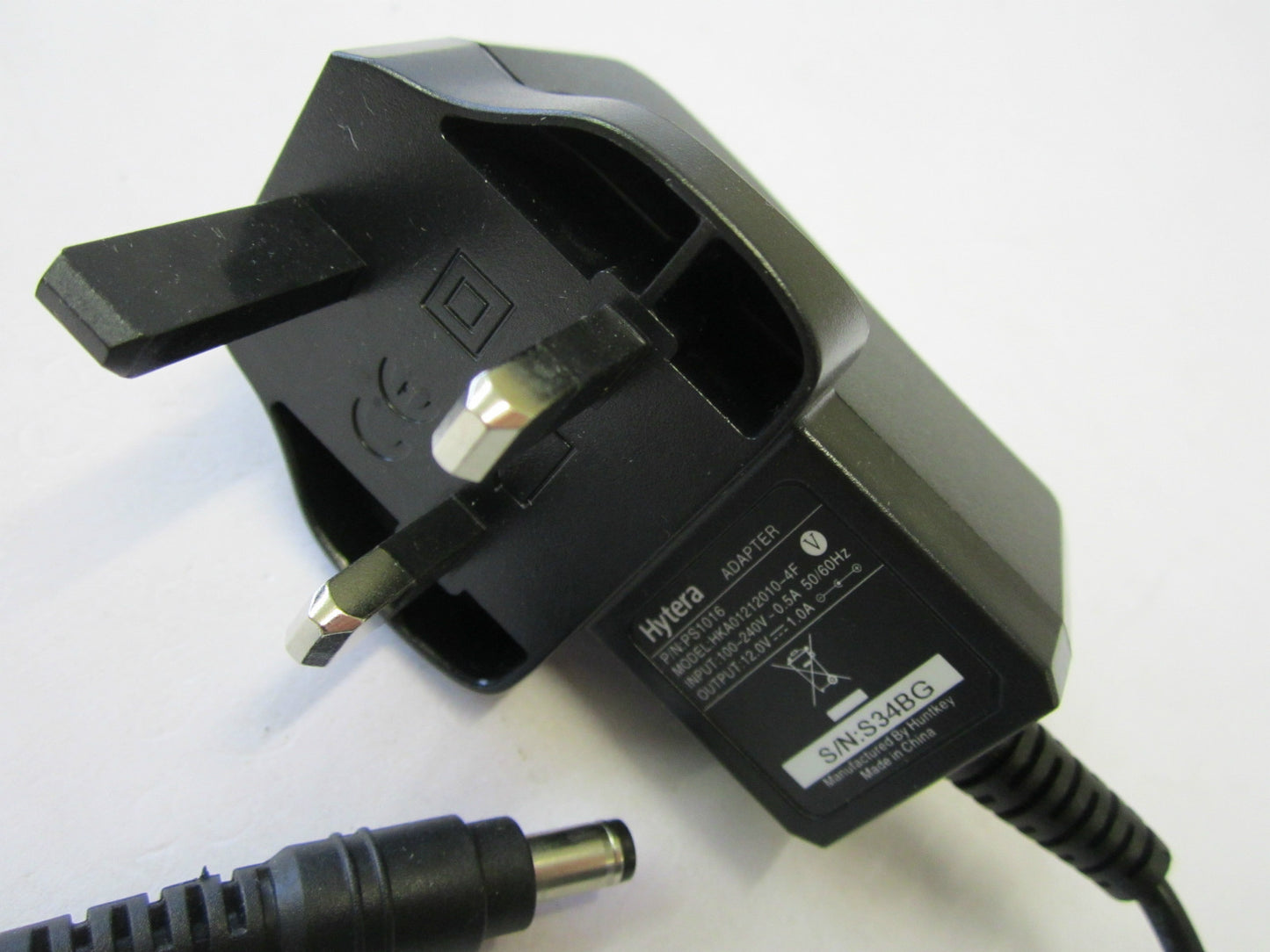 Genuine 12.0V 1.0A Hytera AC-DC Adapter Power Supply P/N PS1016 HKA01212010-4F
