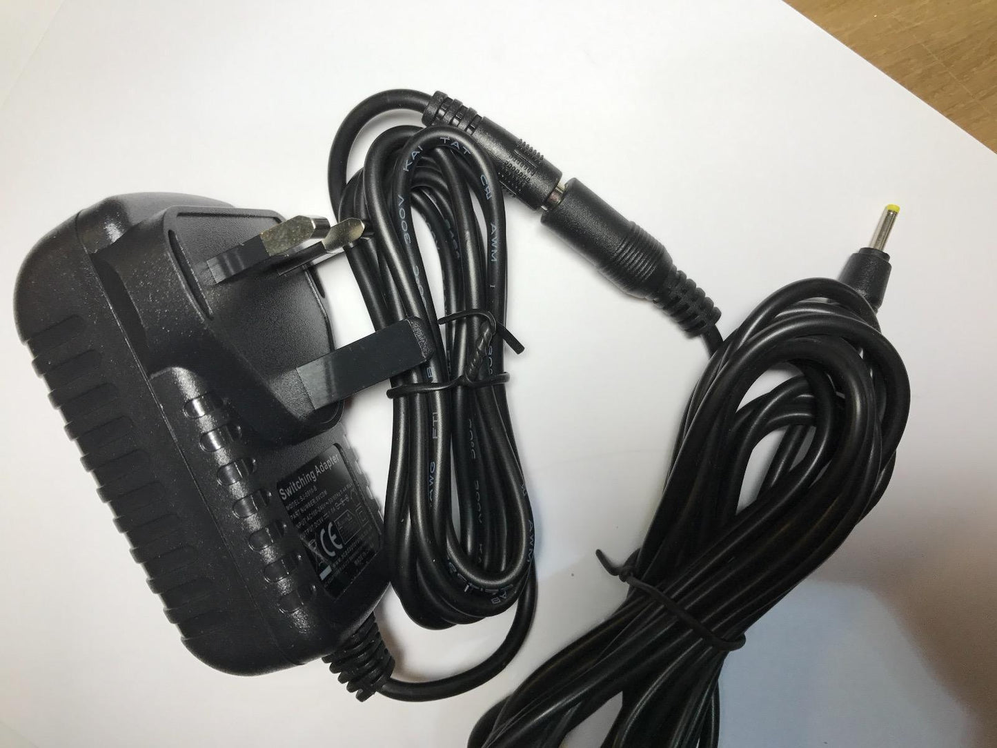 6M Long 9V 1A 2.5mmx0.8mm 2.5x0.8 Plug Mains AC Adaptor Charger Power Supply