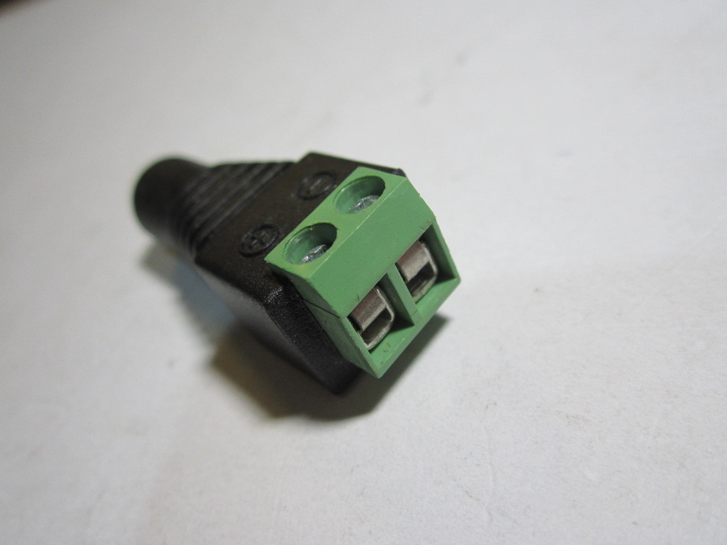 Female 5.5mm x 2.1mm DC Socket Connector Adaptor to 2 Screws for Bare Wires