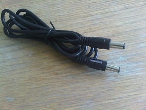 Double Ended Male 5.5x2.5 5.5mx2.5mm DC Power Cable Joining Lead