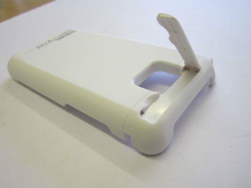 White 2200mAh External Battery Power Bank Case for Samsung Galaxy SII S2 I9100