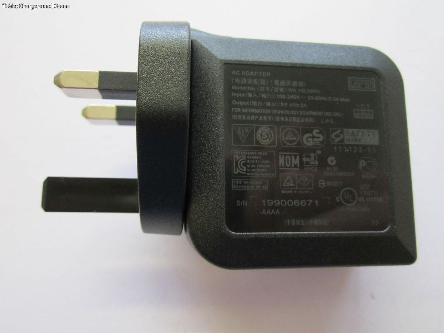 UK 5.0V 2.0A Switching Adapter Charger 4 ASUS Trans4mer Book 10.1 T100T AD835M1