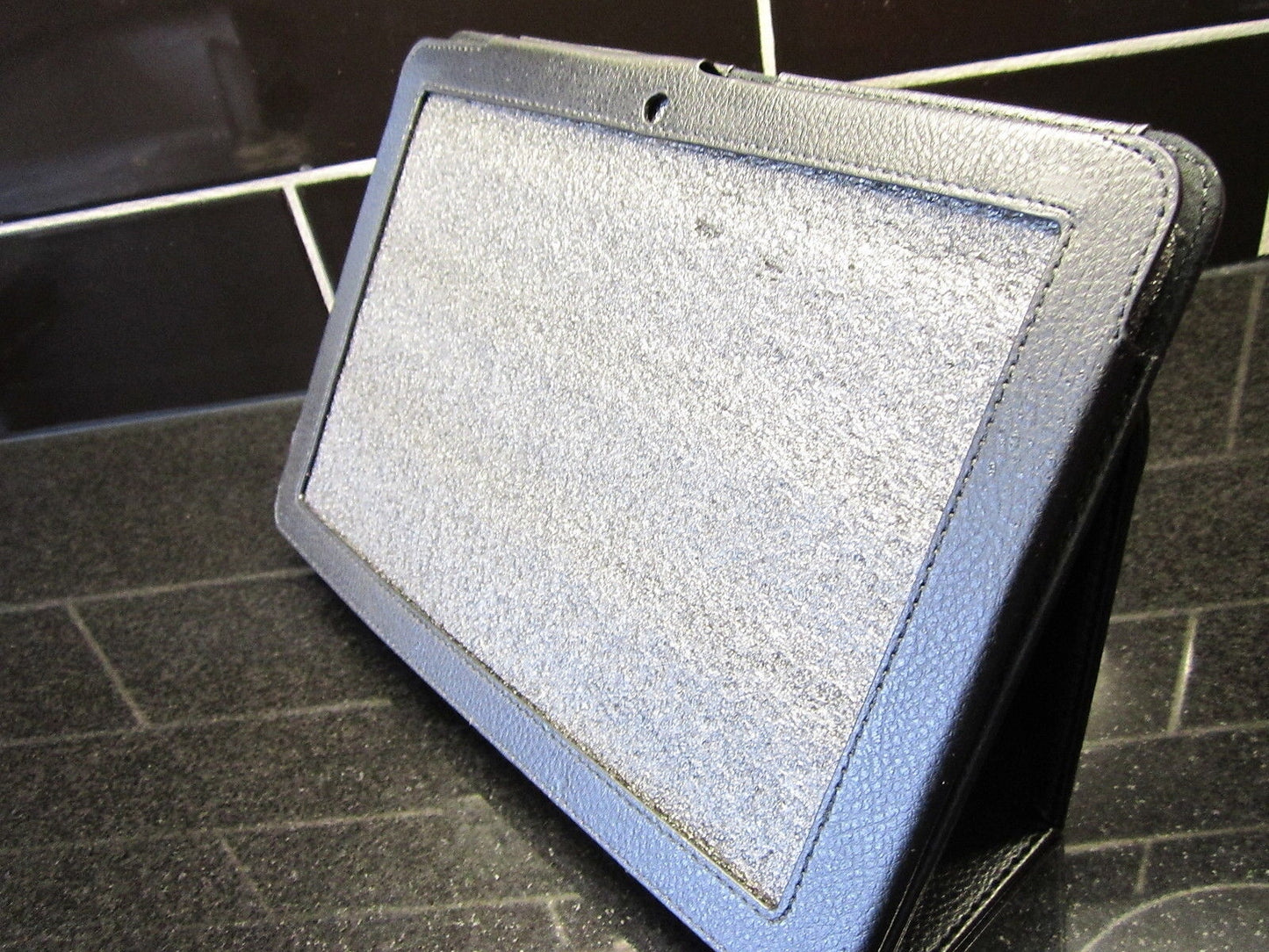 Black PU Leather Carry Case/Stand/Holder for Acer Iconia Tab A200 Tablet PC