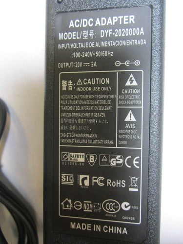 20V 2A Mains AC-DC Adapter Power Supply for Model PSM41R-200 Bose Soundlink Air