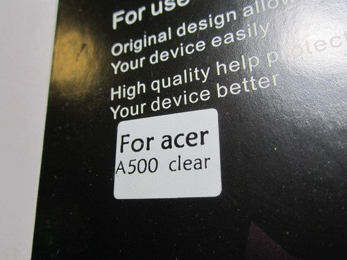 High Quality Clear Screen Protector for Acer Iconia Tab A500 Tablet