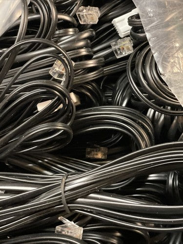 Bulk Job Lot of Telephone to Wall Socket Cable Lead