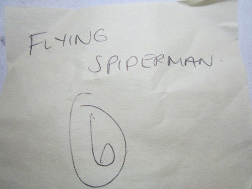 BIP Holland BV 1111 Flying Spiderman Phone / Bag Charm Keyring Key Ring