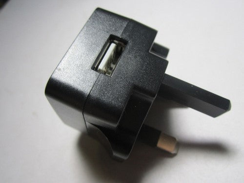 Black Foscam 5.0V 1.0A 1A UK USB Mains AC-DC Adapter Charger Plug HNBB050100UB