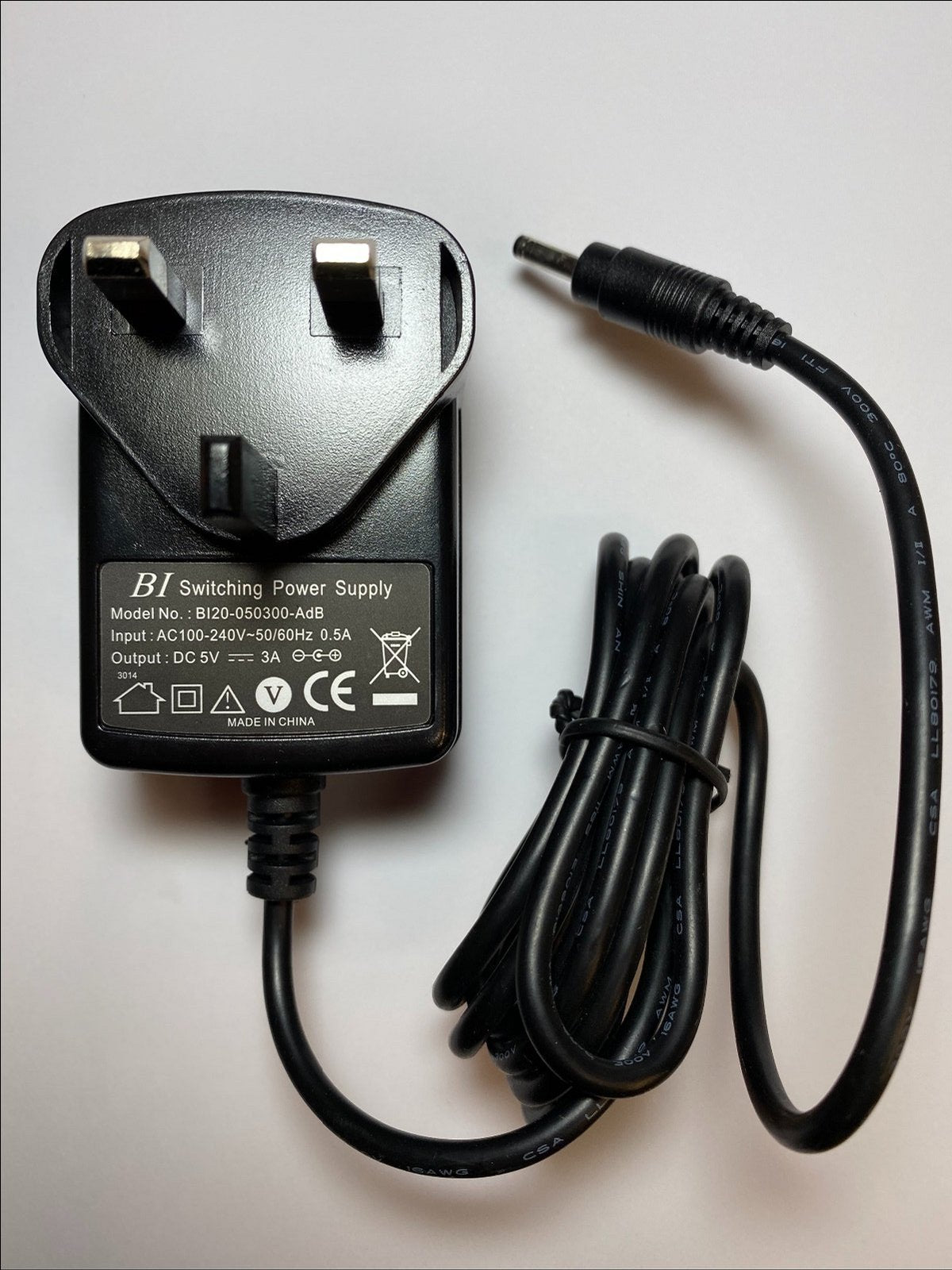 Replacement for 5V AC-DC Adapter Charger for Fusion5 T90B+ Pro Laptop Notebook