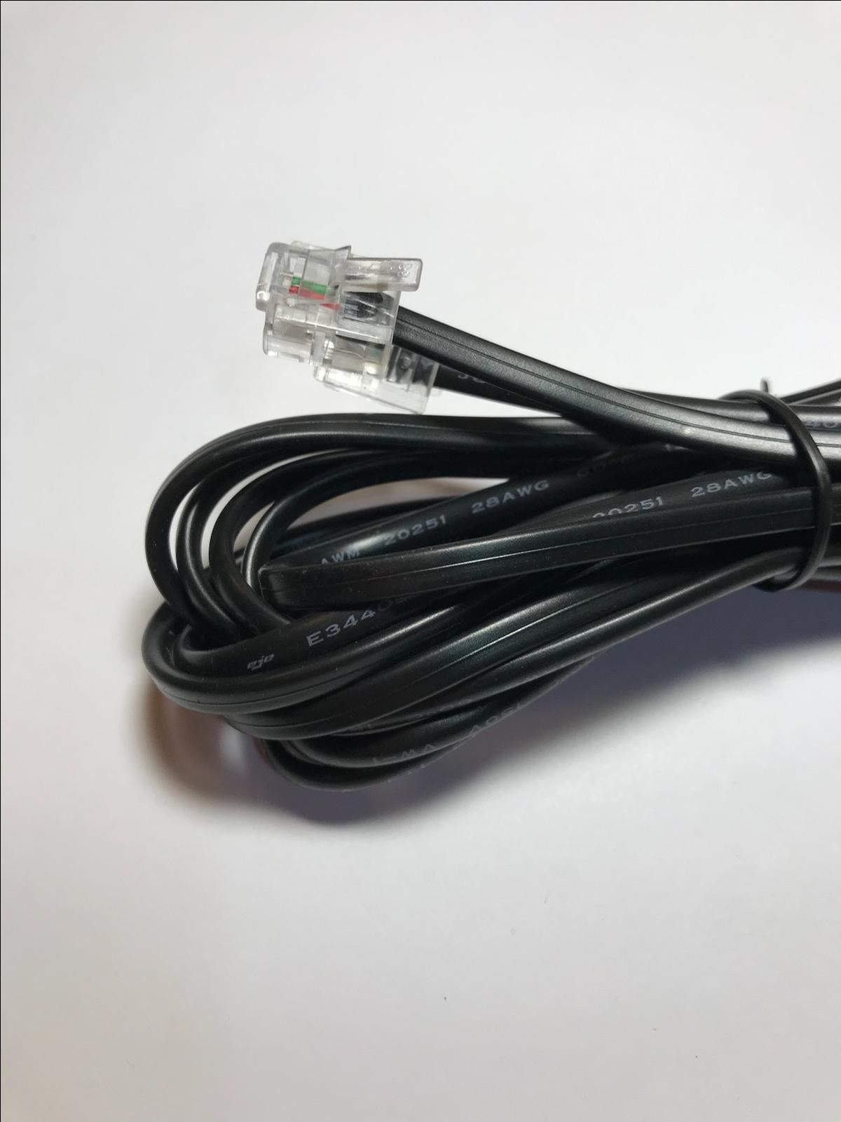 (SNR) CABLE 2 WIRE 4 POS TELCO, 296100075 (CBL-296100075) for Ingenico POS