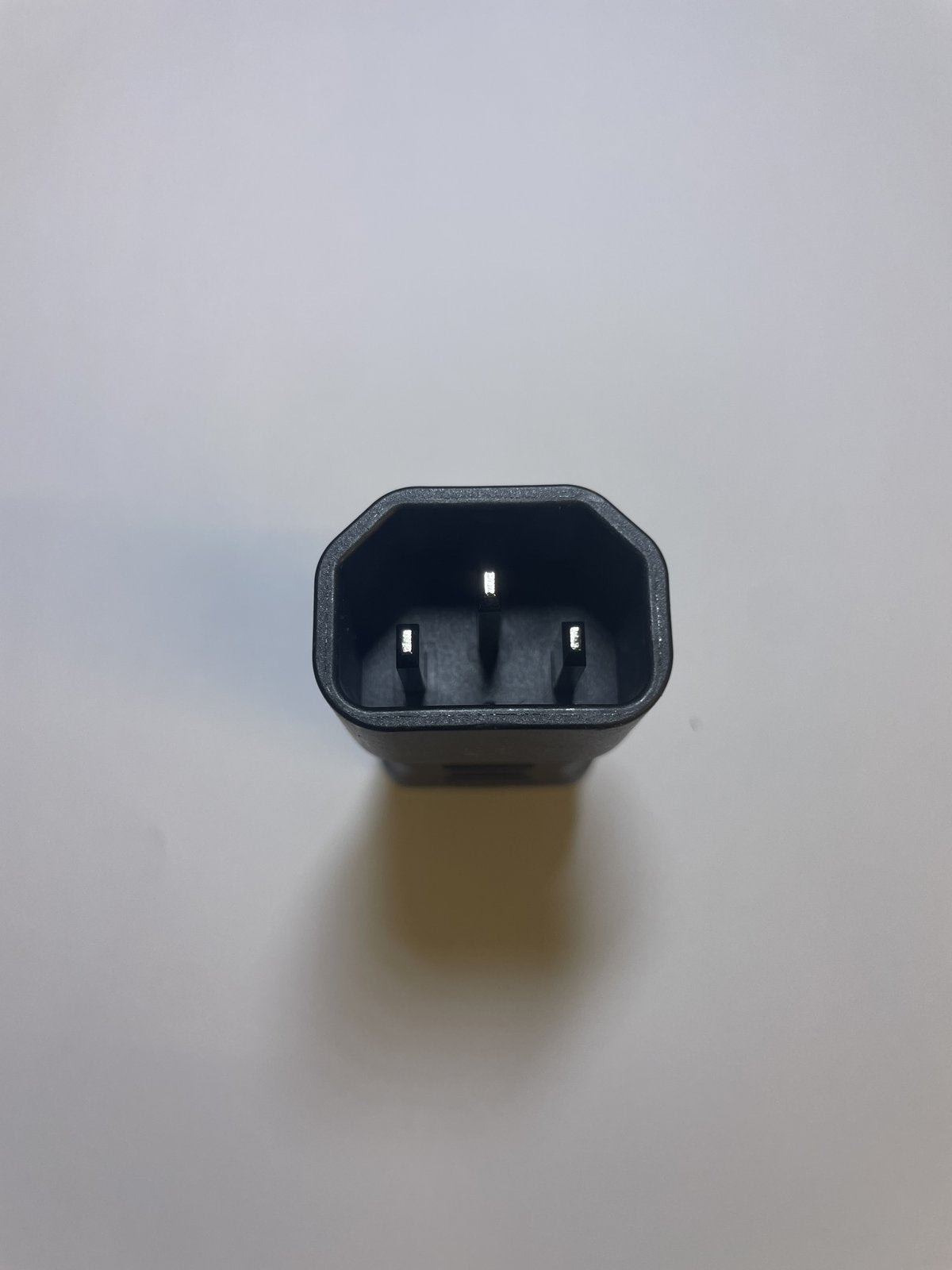 C5 TO C14 BLACK Convertor Connector for AC Adaptor Power Supply CLOVER to Kettle