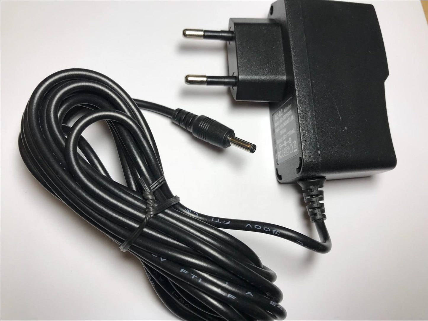 EU 6V 1.5A AC-DC Switching Adaptor Power Supply 3.5mm x 1.3mm European Plug