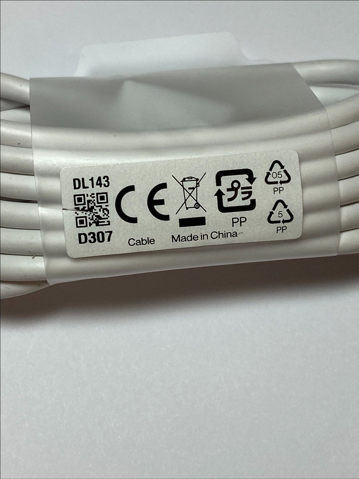 Replacement White USBC USB-C USB Cable Lead for Charging OPPO A53 Smartphone
