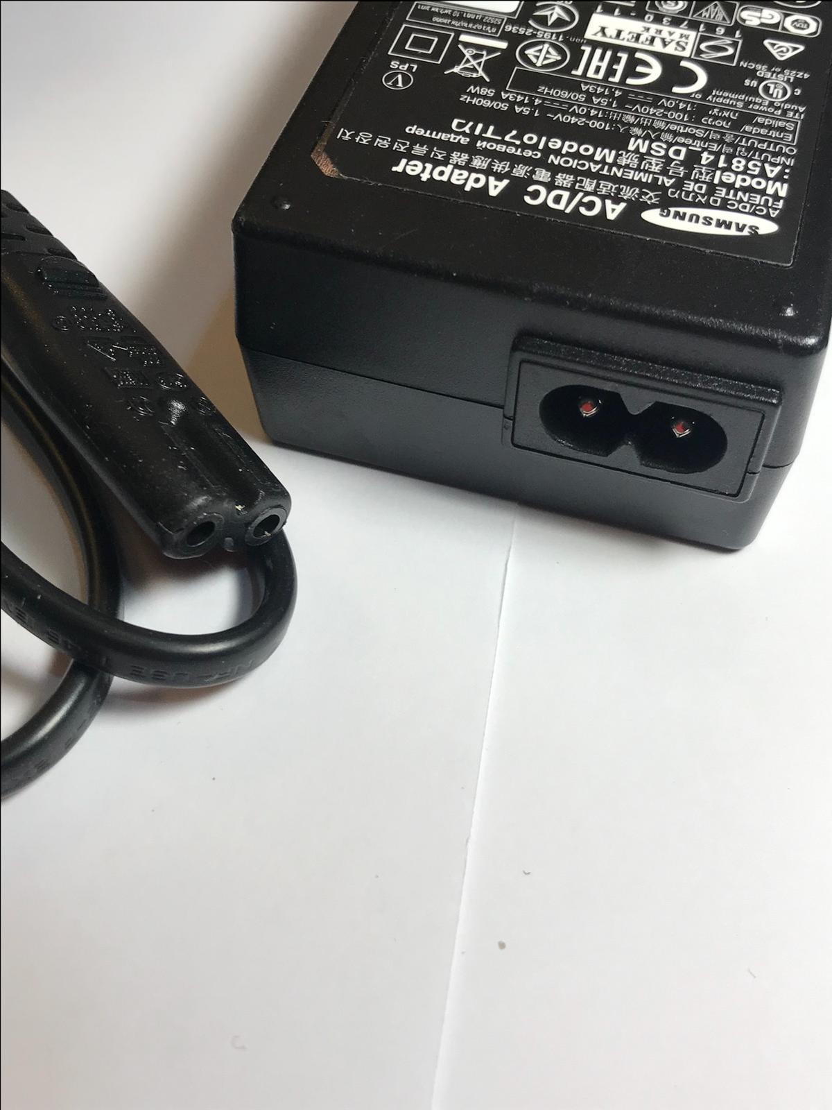 Replacement for 14V 4.14A AC-DC Adaptor Power Supply 4 Samsung LT27C350 Monitor