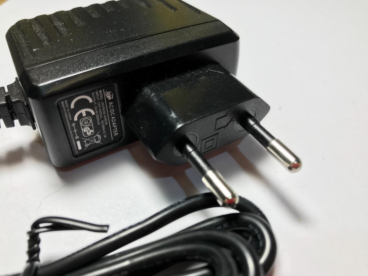 EU Replacement for 5V 2A LY003SPS-050200BH AC Adaptor Power Supply European Plug