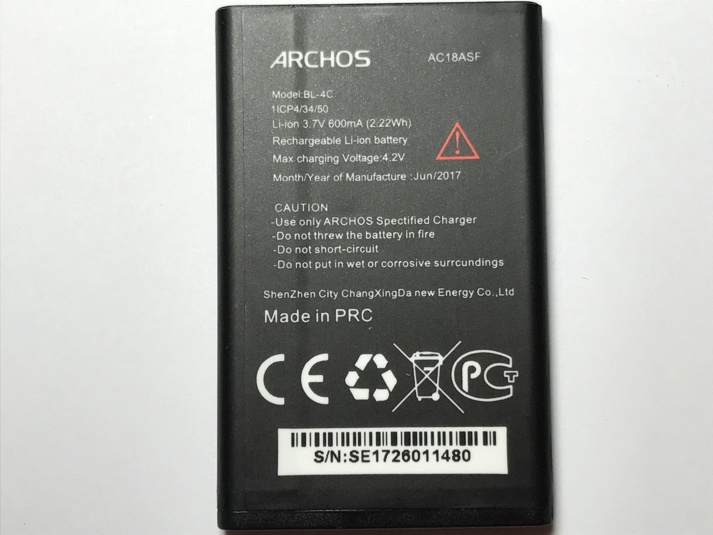 Replacement Rechargeable Li-ion battery 3.7V 600mA for Doro 2404 2G Mobile Phone