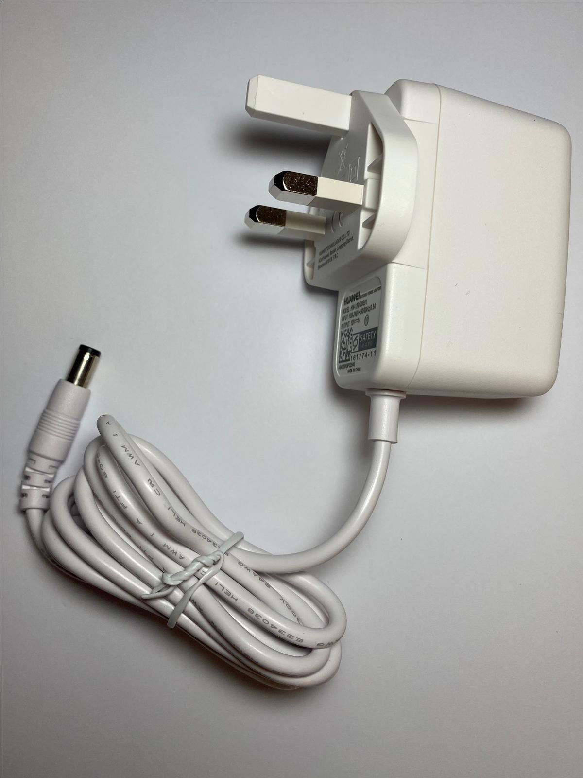 12V 1A AC-DC Switching Adaptor Power Supply White 5.5mm x 2.1mm HW-120100B01