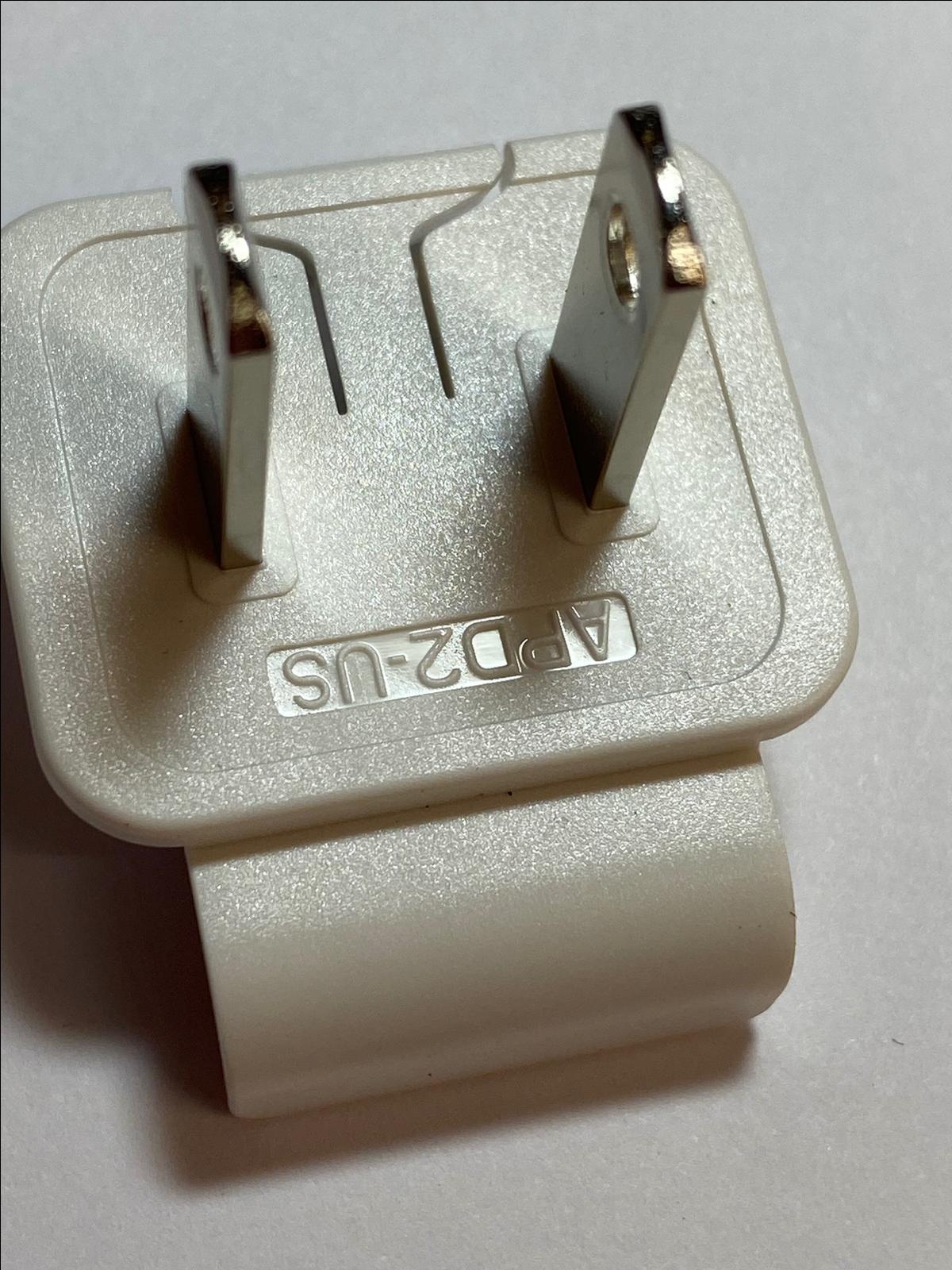 WHITE USA Slide On Plug for APD Asian Power Devices 5V 3A WA-15I05R APD2-US
