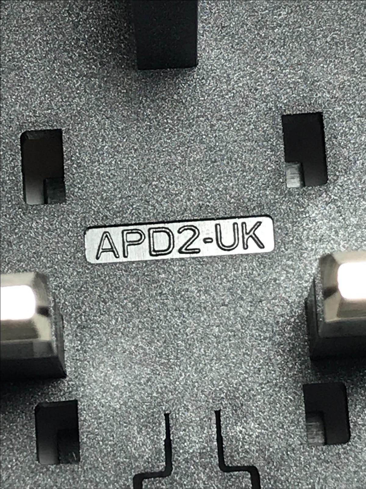 UK Slide Attachment Plug for APD AC ADAPTER 12V 2A wa-24q12r WA24Q12R
