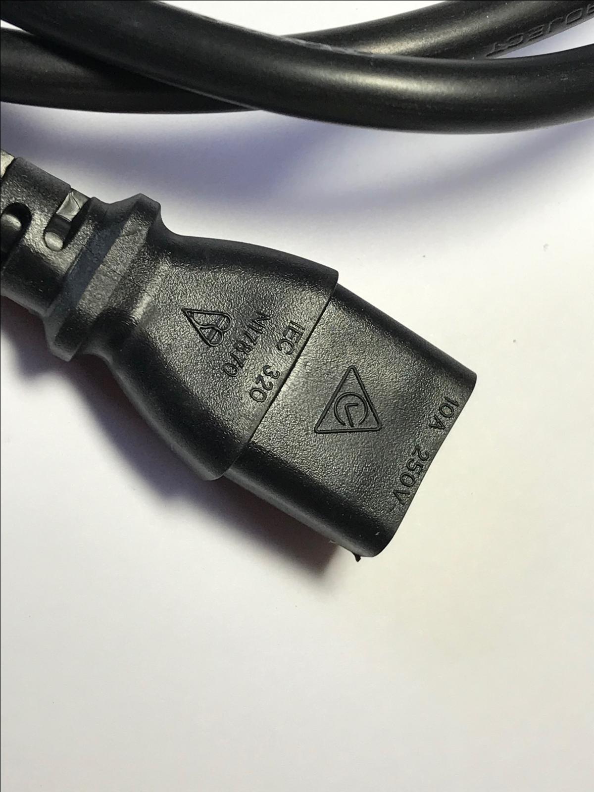 UK Power Supply Cable Lead for TECHNIKA 32-630 32" LCD TV