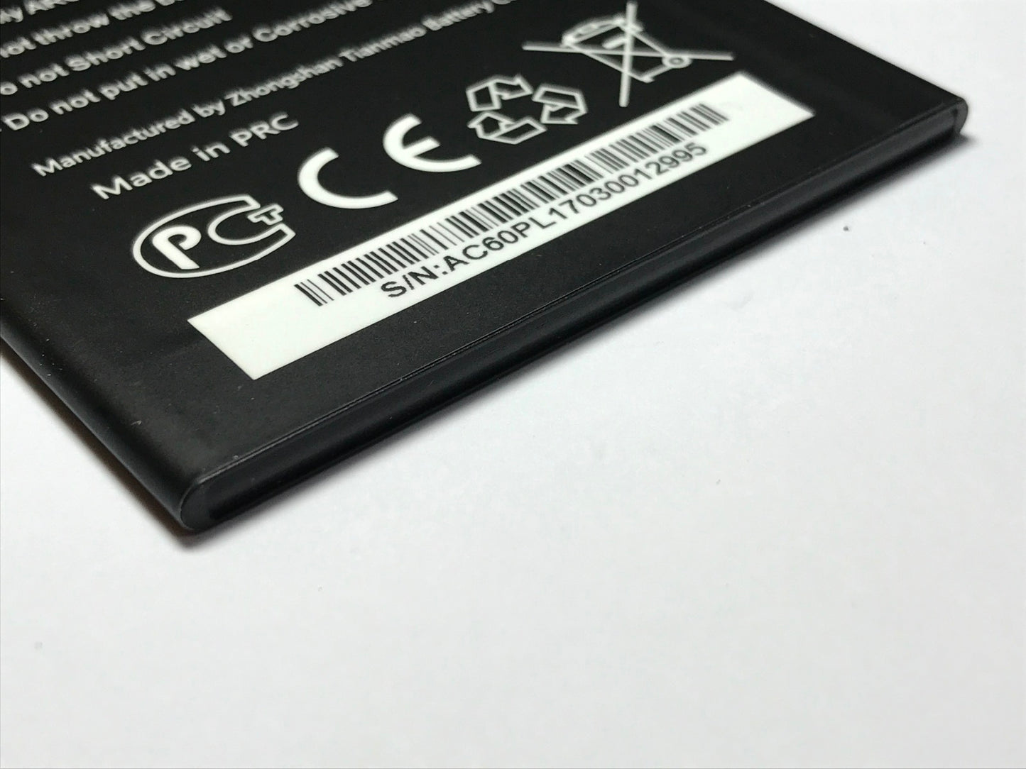 ARCHOS 60 Platinum Li-ion battery 3.8V 3000mAh 11.4Wh AC60PL 1ICP4/63/90