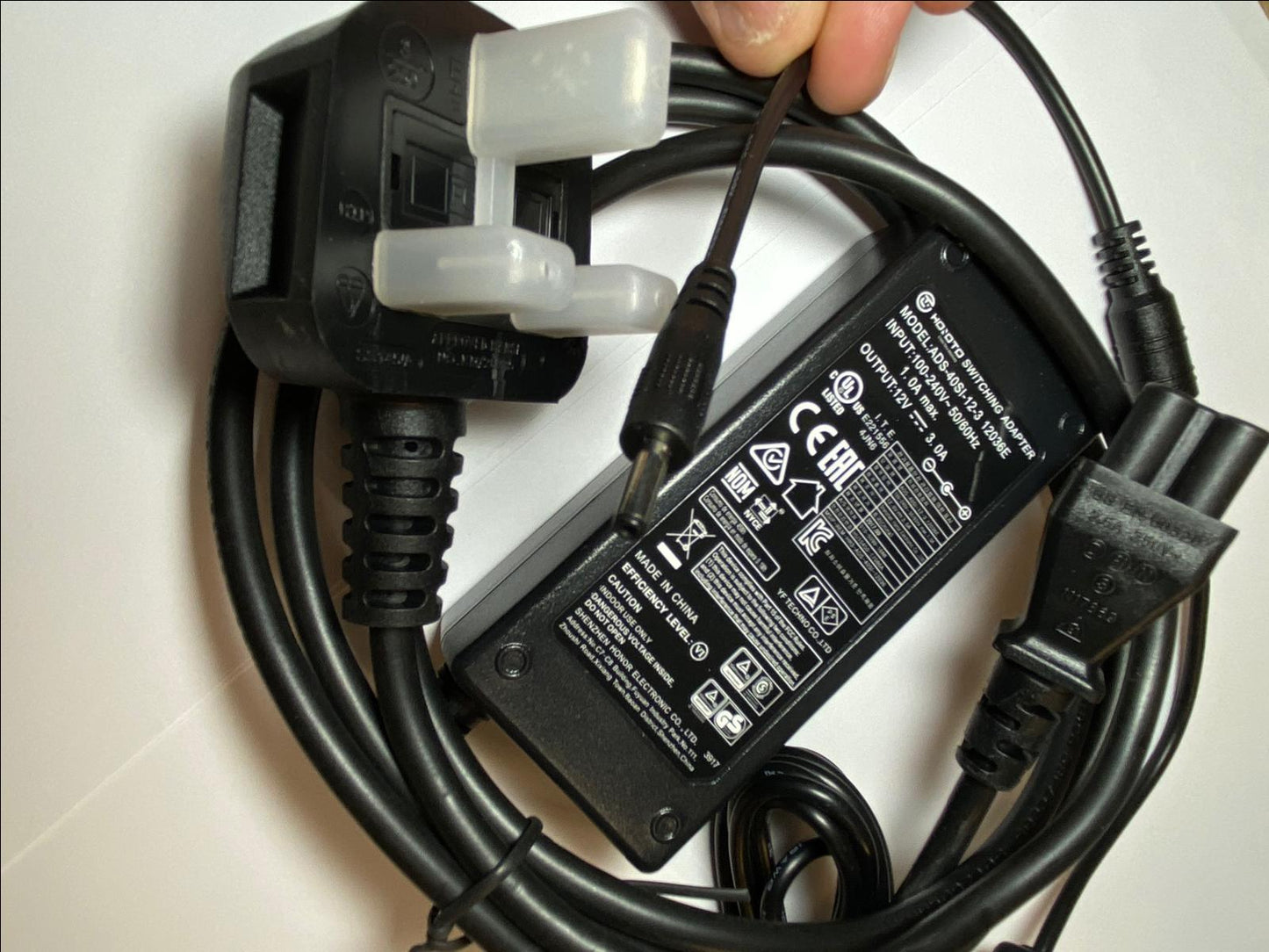 Replacement 12V 3A AC-DC Adaptor Charger for Fusion 5 S14 Windows 14.1" Laptop