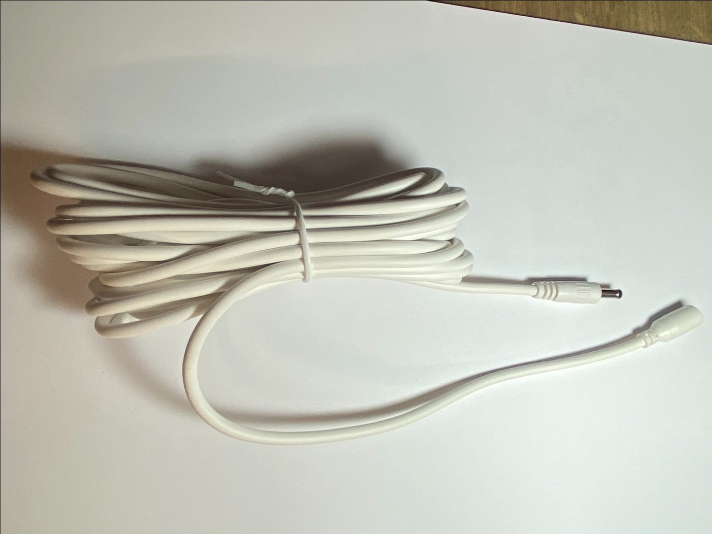 WHITE 5M Long 15ft Extension Cable Lead for Amazon Echo (3rd GEN) Smart Speaker