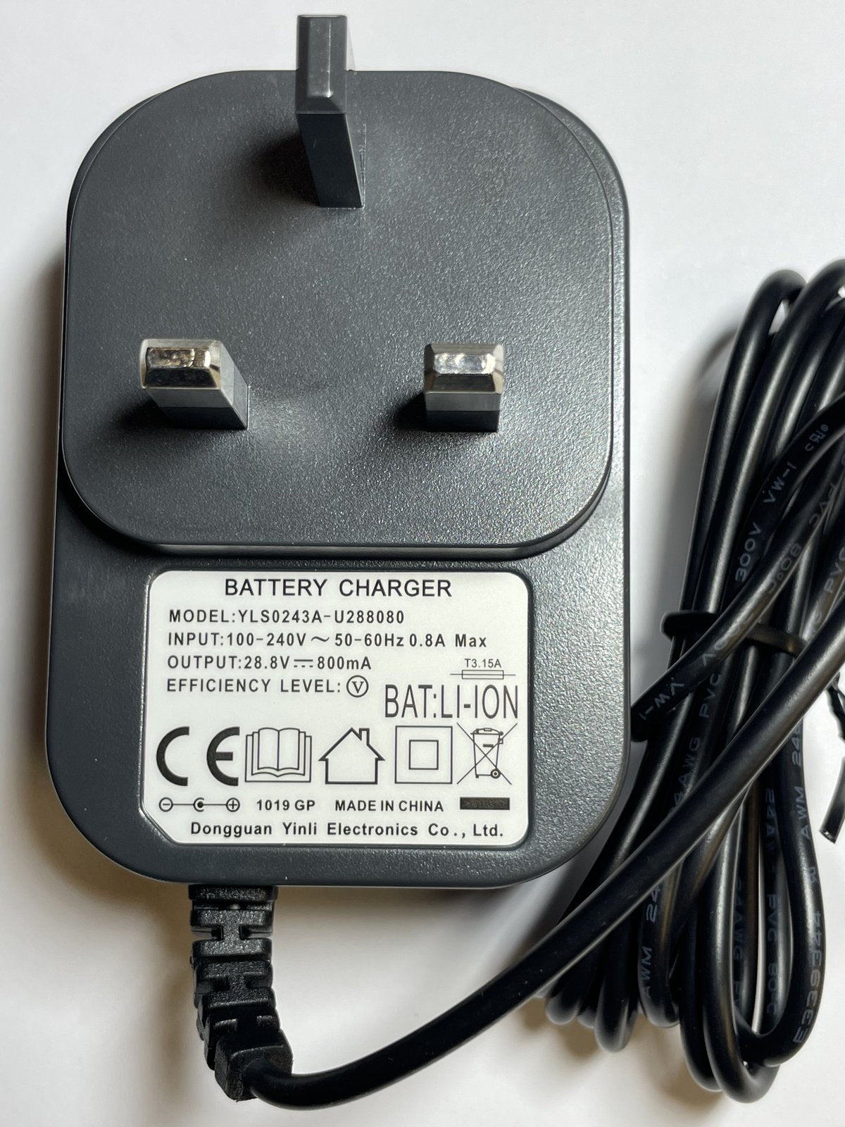 Replacement Charger for 24V Kids 2023 Aston Martin Aramco Formula One Team Car