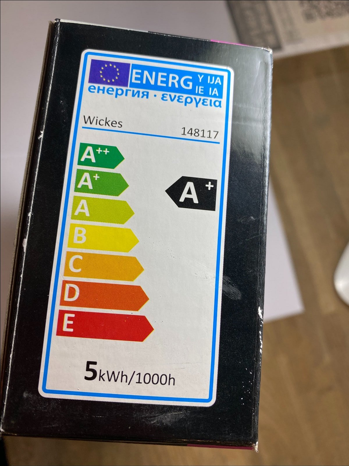 Wickes Cree LED Glass Housing 320lm Spot Light Bulb 5W = 50W GU10 Pack of 10