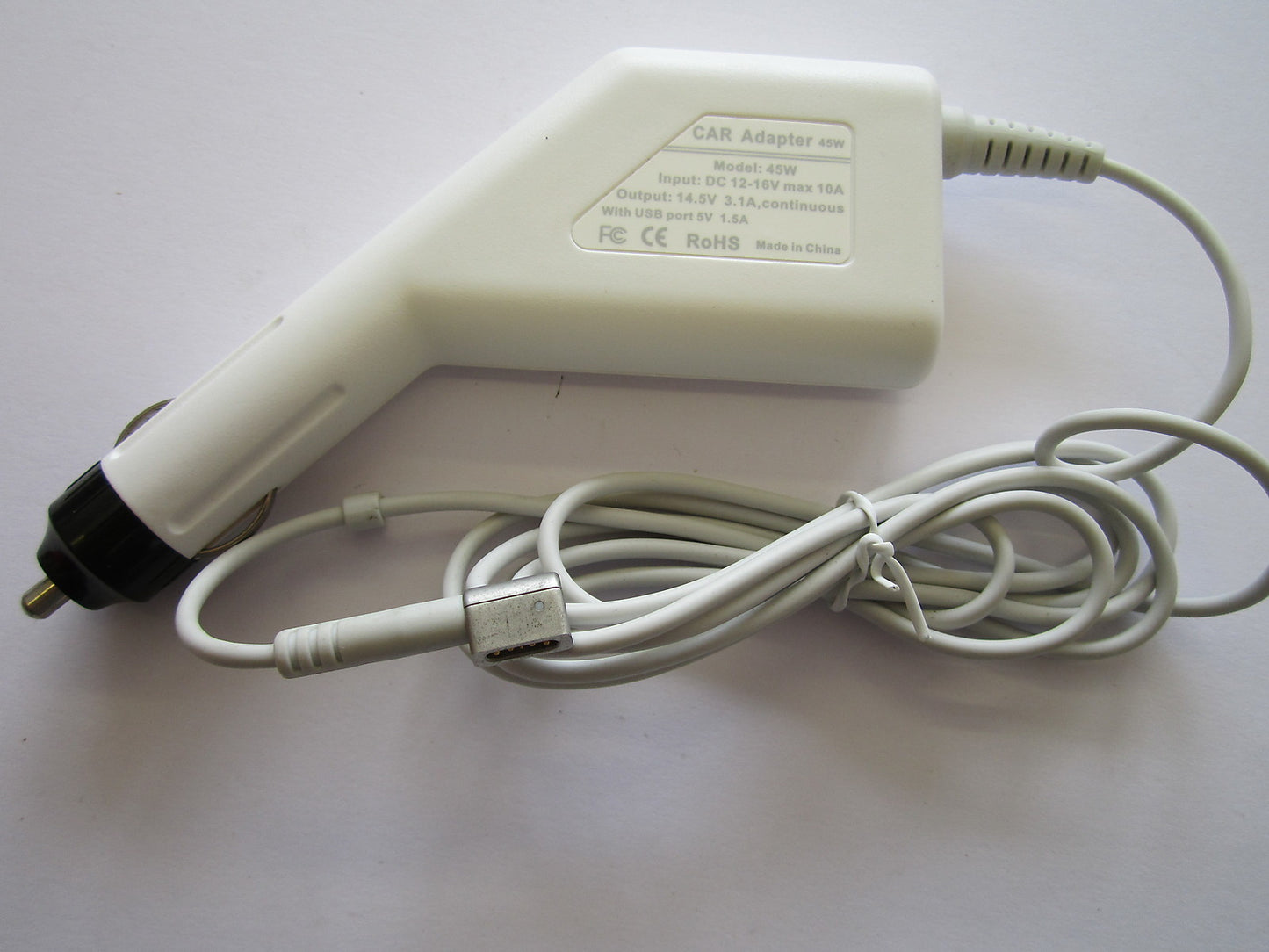 45W 14.5V 3.1A Power Supply DC Adapter In-Car Charger for 11" 13" Macbook Air
