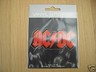 RED ACDC AC DC VINYL CAR/MOTORBIKE/HELMET DECAL STICKER