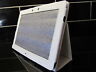 White PU Leather Carry Case/Cover/Stand for Asus Eee Pad TF201 Transformer Prime