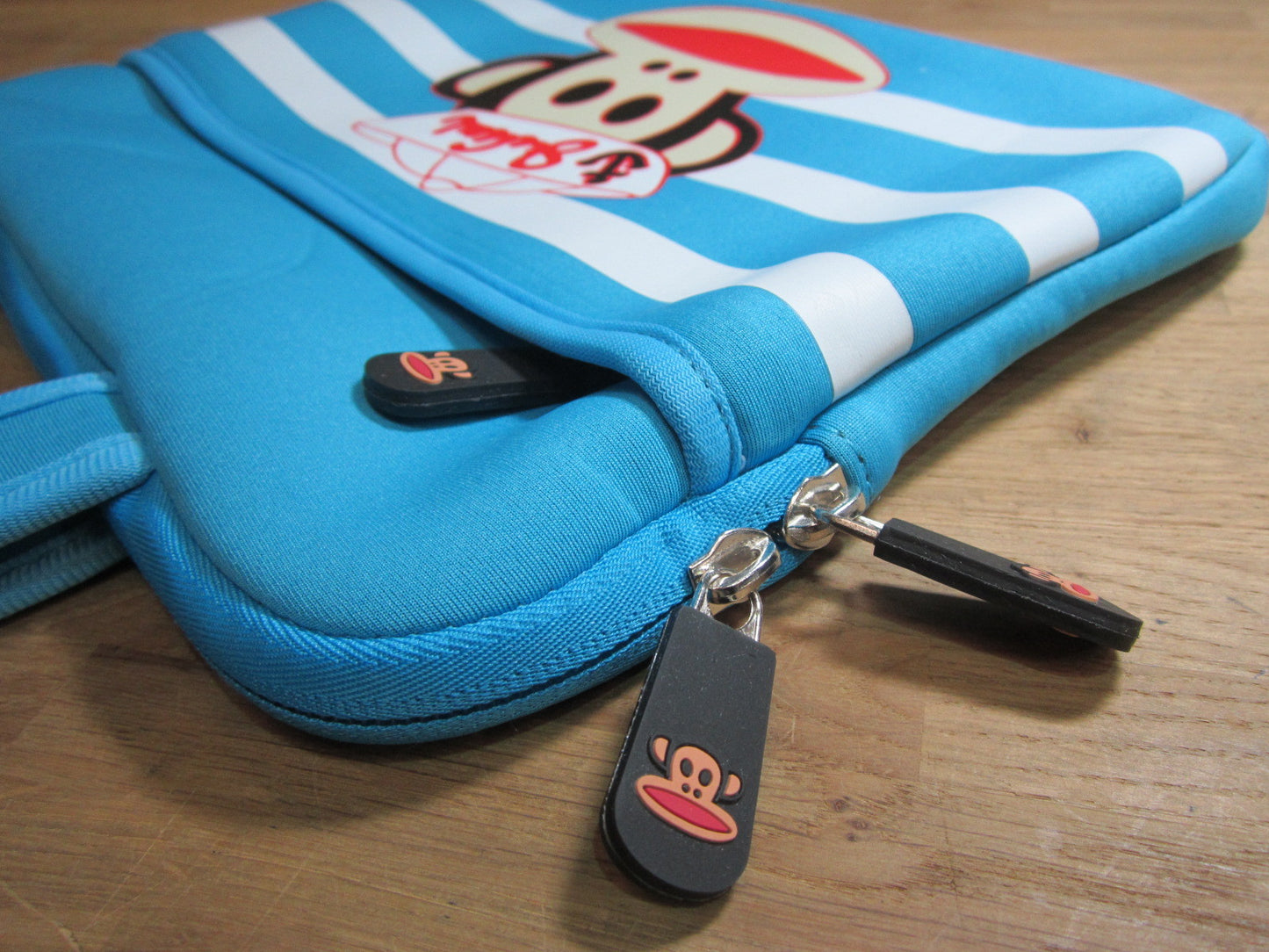 Blue 9.7" Tablet Ipad Soft Carry Case Bag with Handles Sailor / Monkey