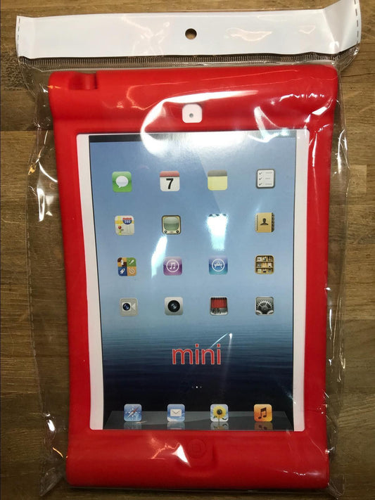 Red Childs Kids Shockproof Rubber Dropproof Skin Case for Apple Ipad Mini 2 or 3