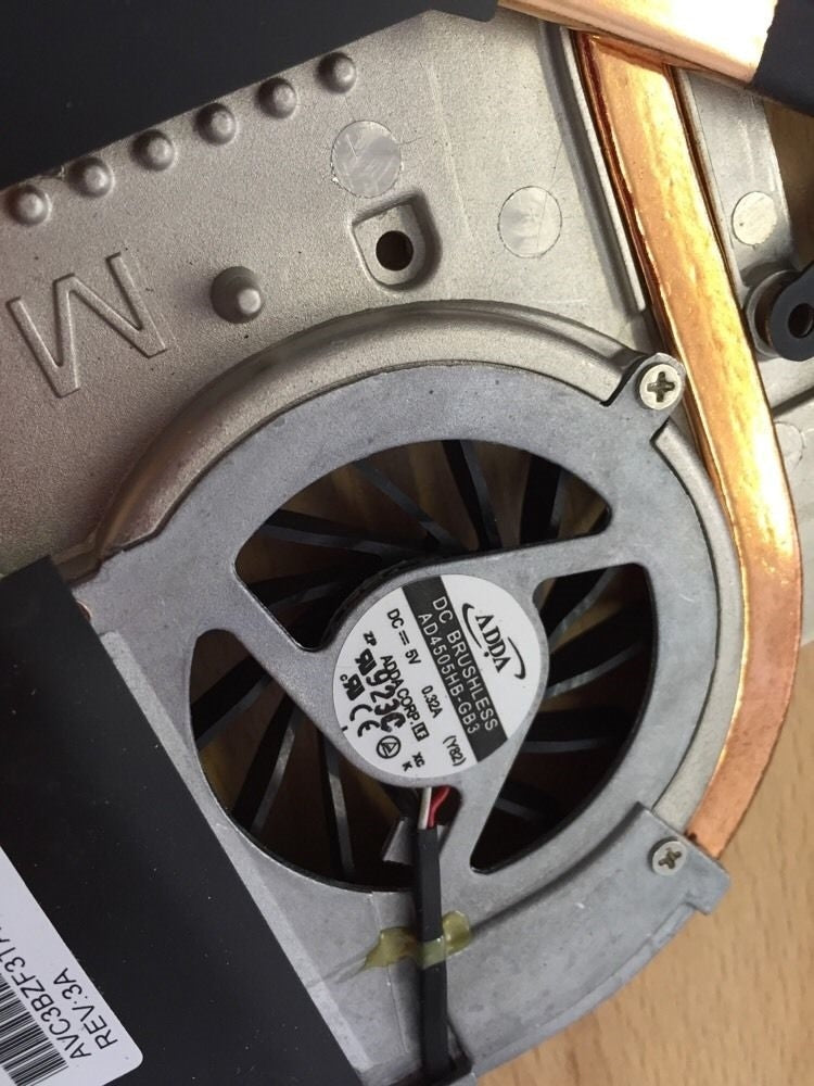 Acer Ferrari 4000 Laptop Heatsink Fan Combo 3BZF3TATN01 AVC3BZF3TATN01090228