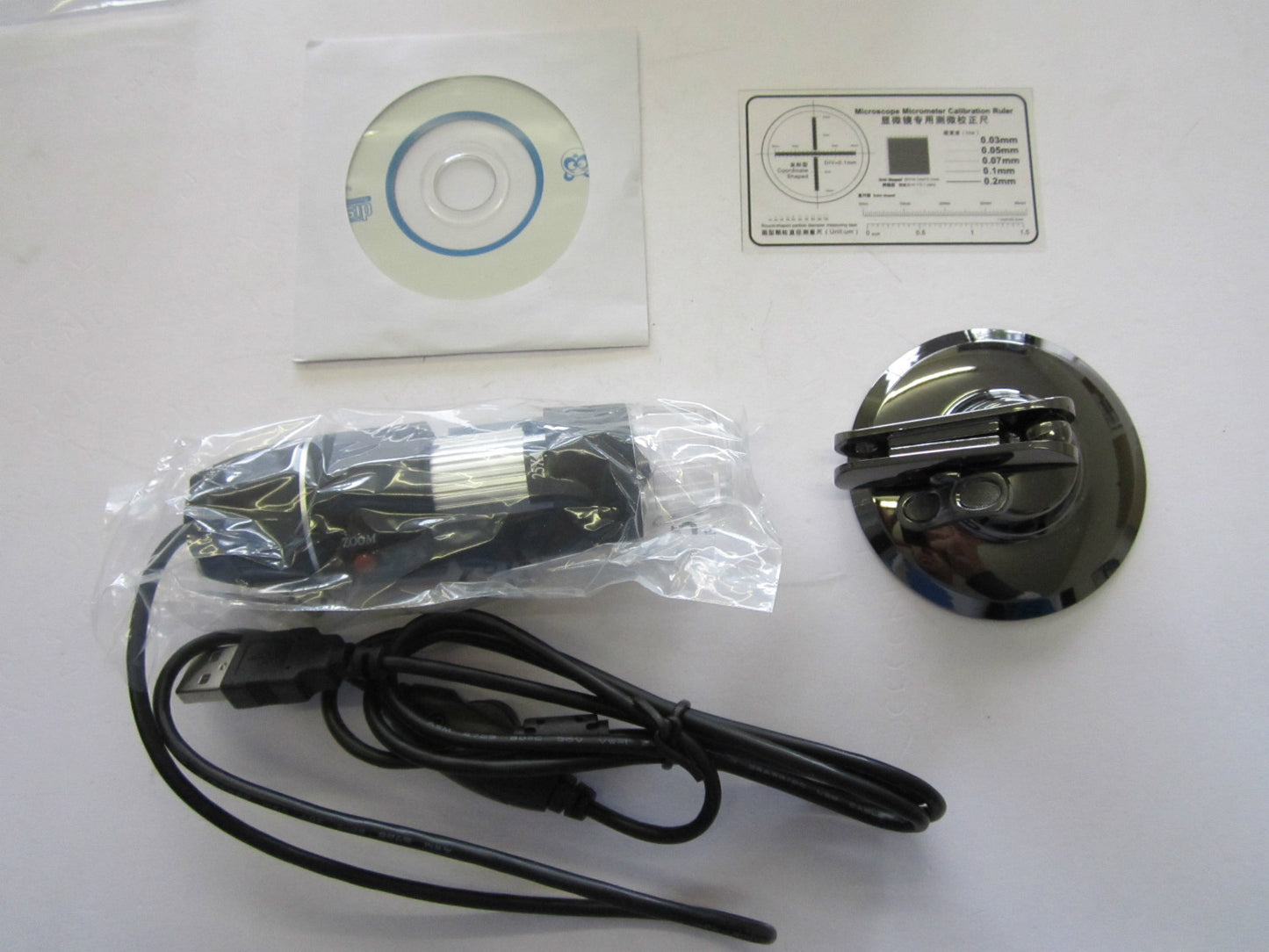 USB 2.0 & 1.1 Digital Microscope with 800x Magnification/Light/Software