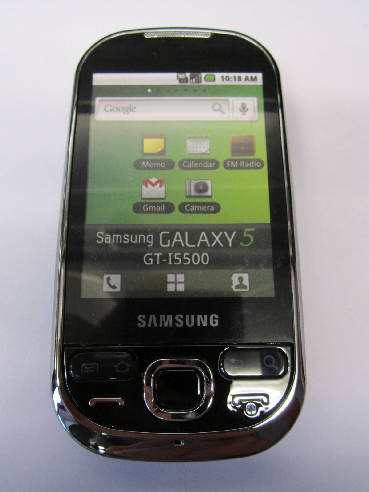 Samsung GT-I5500 Galaxy 5 Ebony Black Shop Dummy Kids Toy Mobile Joke Phone