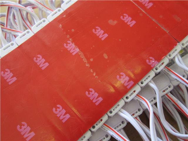 20 x 3 WHITE 12V DC 0.72W 5050 Self Adhesive Waterproof SMD LED Signage Module