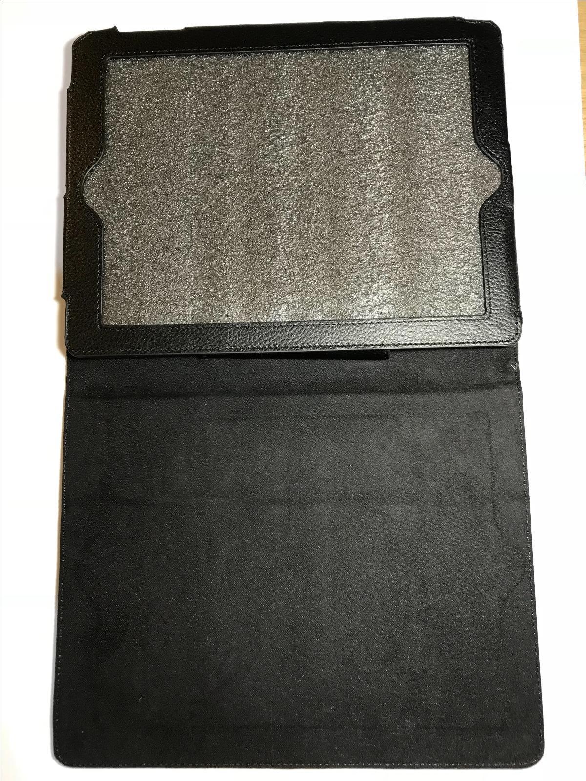 Black iPad 2 3 4 Folio PU Leather Cover Flip Case Stand