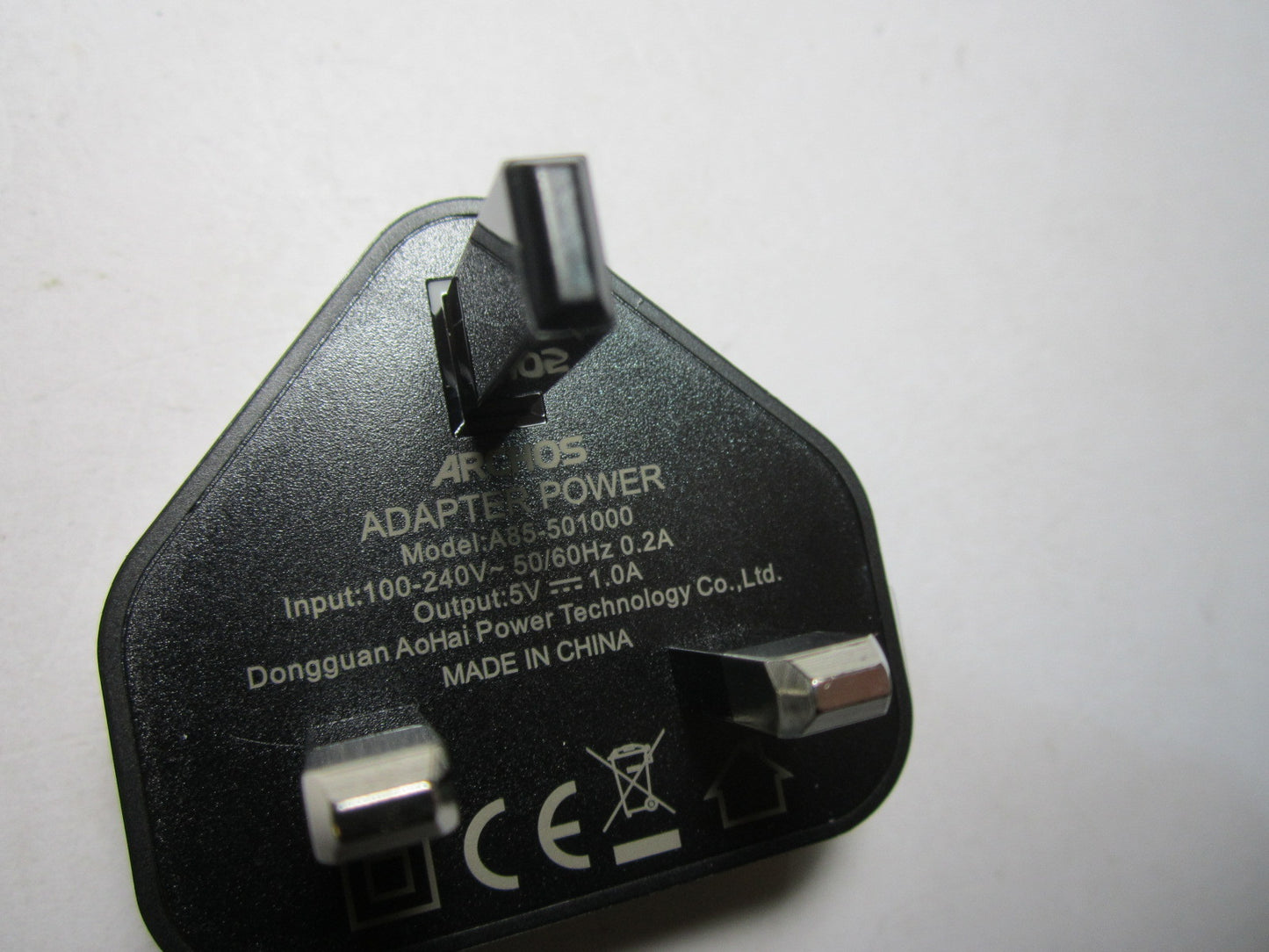 Genuine Archos 5s Platinum 5V 1.0A Adapter Power Charger Plug Model A85-501000