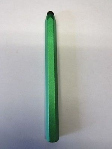 GREEN ALUMINIUM PENCIL CRAYON STYLUS DRAW SOMETHING ON YOUR IPAD IPHONE IPOD