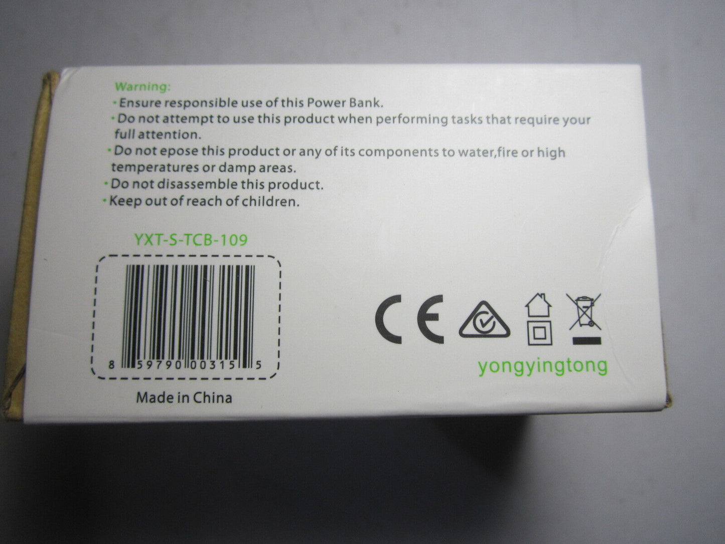 UK 5V 2.4A + 5V 2.1A Dual USB Mains Charger Adaptor + Power Bank 3000mAh Battery